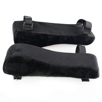 Dark blue 2-Pack Chair Armrest Pad – Memory Foam Elbow Support Cushion for Office and Home Chairs