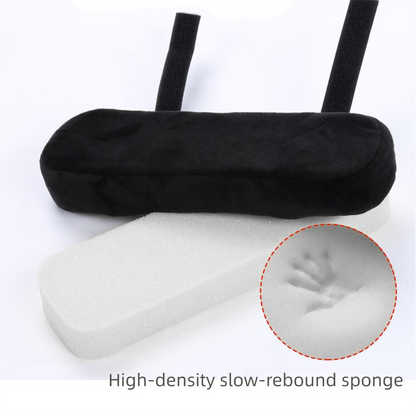 Dark blue 2-Pack Chair Armrest Pad – Memory Foam Elbow Support Cushion for Office and Home Chairs