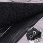 3XL Size Grey Winter Waterproof Dog 4 Leg Jumpsuit for Full Body Warmth - Reflective Windproof Pet Puffer Coat with Integrated Harness