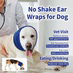 3-Pack(S/M/L Size) Grey Instant Calming Dog Warm Hoods and Ear Covers - Anxiety Relief Noise Reduction & Grooming Support, Breathable Full-Head Protection