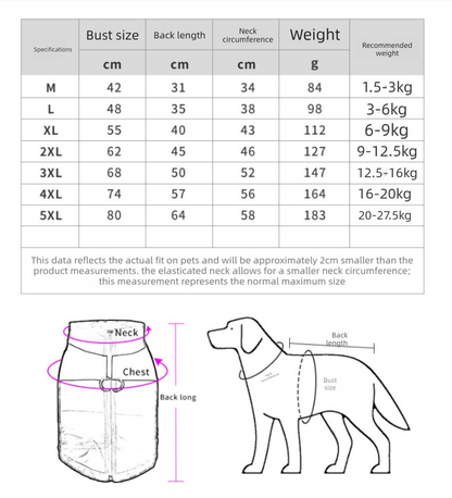 Yellow  M  Size  Dog Clothing — Warm, Thickened Cotton Jacket for Autumn & Winter; Waterproof Pet Vest — Reflective Safety Design, Leash-Compatible