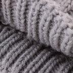 Grey M size Cosy Cable Knit Dog Jumper -  Warm Winter Pet Clothing, Soft High Neck Design, Small to Medium Dogs, Easy Wear Pullover Style, Ideal for Chilly Evenings and Outdoor Walks