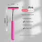 Pink Telescopic Car Mirror Wiper - ABS & Stainless Steel - 98cm Extendable, Defog & Rain Removal, Compact Car Cleaning Tool, Universal Fit, Travel Friendly