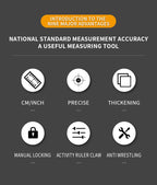 10M Heavy Duty Steel Tape Measure -  Metric & Imperial Dual Scale - High Carbon Steel Blade, Anti-Slip ABS+TPR Casing, Push-Button Lock, Wear-Resistant for Construction & DIY