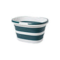 Blue Foldable Collapsible Bucket - 16L Portable Space Saving Basin for Laundry Cleaning Outdoor Use