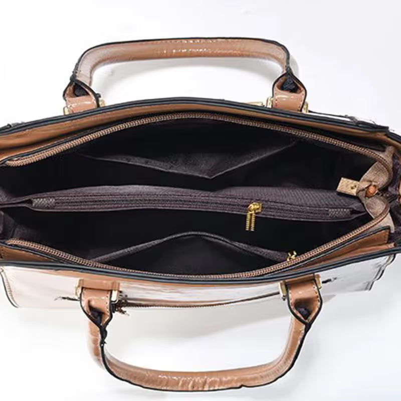 Mint pink Women's Handbag Set - Large Capacity 2 Piece Shoulder Bag with Matching Wallet