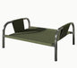 Green Raised Pet Bed for Medium Dogs Cats Elevated Breathable Dog Cot Washable Anti-Moisture Pet Cot 50x40x20cm