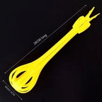 Yellow  2-Piece 3-in-1 Multi-Functional Egg Whisk & Food Tongs Set