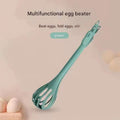 Green  2-Piece 3-in-1 Multi-Functional Egg Whisk & Food Tongs Set