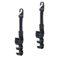 2PCS Multifunctional Car Seat Back Triple Hooks Organizer for Purses Umbrellas and Bags – Heavy Duty 15kg Easy Install Headrest Hangers for Car Interior Storage
