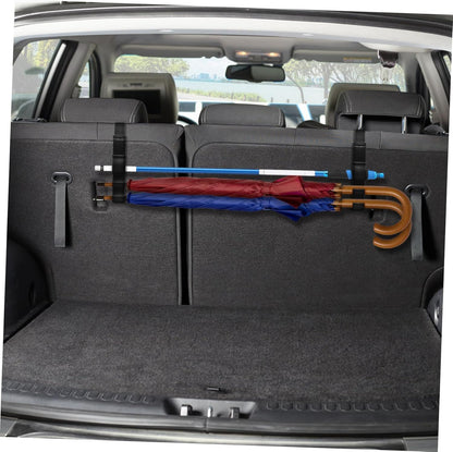 2PCS Multifunctional Car Seat Back Triple Hooks Organizer for Purses Umbrellas and Bags – Heavy Duty 15kg Easy Install Headrest Hangers for Car Interior Storage
