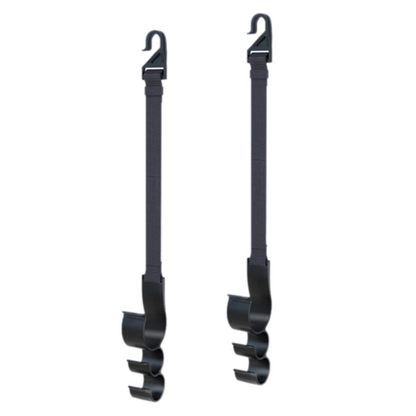 2PCS Multifunctional Car Seat Back Triple Hooks Organizer for Purses Umbrellas Bags – Heavy Duty 15kg Easy Install Headrest Hangers for Car Interior Storage, Adjustable 23cm