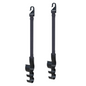 2PCS Multifunctional Car Seat Back Triple Hooks Organizer for Purses Umbrellas Bags – Heavy Duty 15kg Easy Install Headrest Hangers for Car Interior Storage, Adjustable 23cm