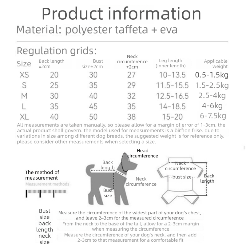 Grey and Green L size Dog Raincoat with Leash Access and Transparent Hood - Waterproof Full Body Pet Rain Suit for Small and Medium Dogs, Reflective Trim, Removable Tail Cover, Outdoor Walking Apparel