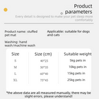 Green XL size Luxury Plush Pet Sleeping Mat, Thickened Warm Pet Bed Cushion for Dogs and Cats, Soft Fabric Pet Sofa Pad with Non-Slip Waterproof Base