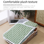 Brown S size Luxury Plush Pet Sleeping Mat, Thickened Warm Pet Bed Cushion for Dogs and Cats, Soft Fabric Pet Sofa Pad with Non-Slip Waterproof Base