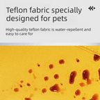 Green  S size Portable Foldable Pet Bed Mat – Waterproof Travel Dog Bed and Cat Cushion with Carry Handles, Removable Washable Cover, Plush Comfort Padding for Indoor and Outdoor Use