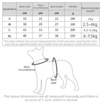 Orange S size Winter Dog Jumpsuit Coat – Waterproof Four-Leg Pet Jacket with Reflective Harness Clip, Windproof Warm Padded Puppy Snowsuit, Adjustable Polyester Dog Clothing for Small to Medium Dogs