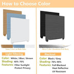 90 x 180 CM White Self-Adhesive Pleated Window Blinds (2 Packs) - No-Drill Cuttable Light Filtering Shading Blinds