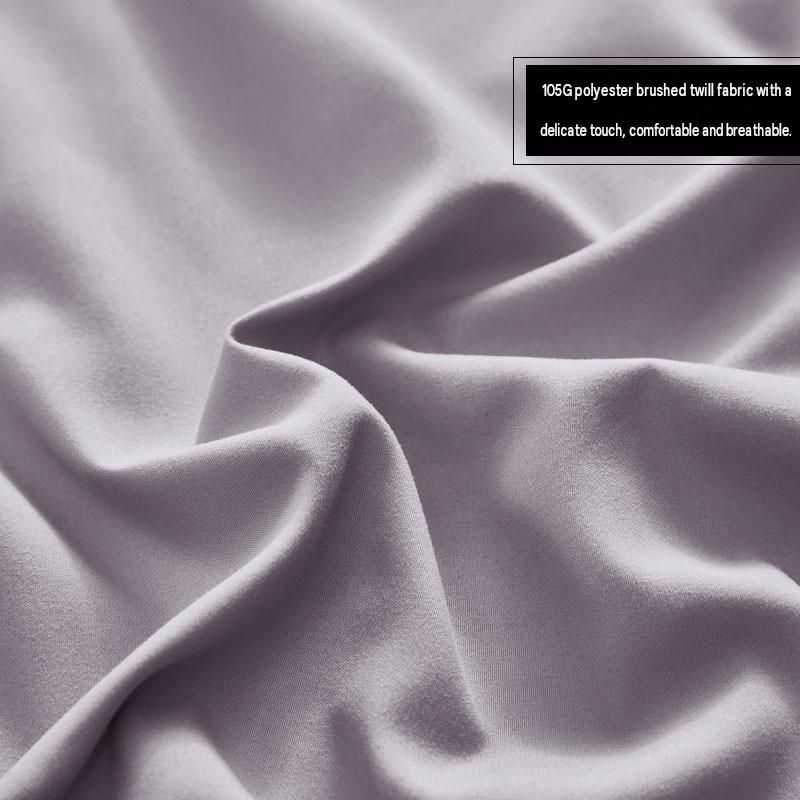 Blue 137x190x38cm Elastic Bed Skirt - Thickened Polyester Fitted Valance with Double-Layer High-Stretch Band, Wrinkle-Resistant Drop
