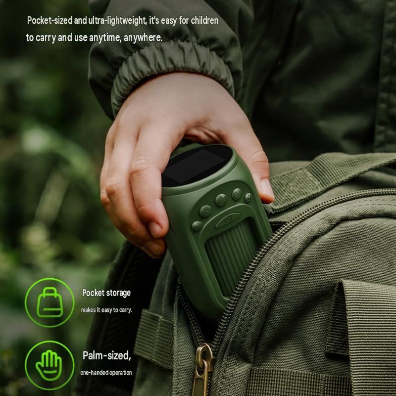 Dark green Portable Digital Microscope for - 1000x Magnification, 1.54 Inch Screen, 8 LED Lights, Photo & Video Recording, STEM Science Exploration Tool，Suitable as a gift