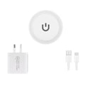 20W USB-C & USB-A Fast Charging Wall Charger + 15W Qi Wireless Charging Pad – Dual-Mode Power Kit