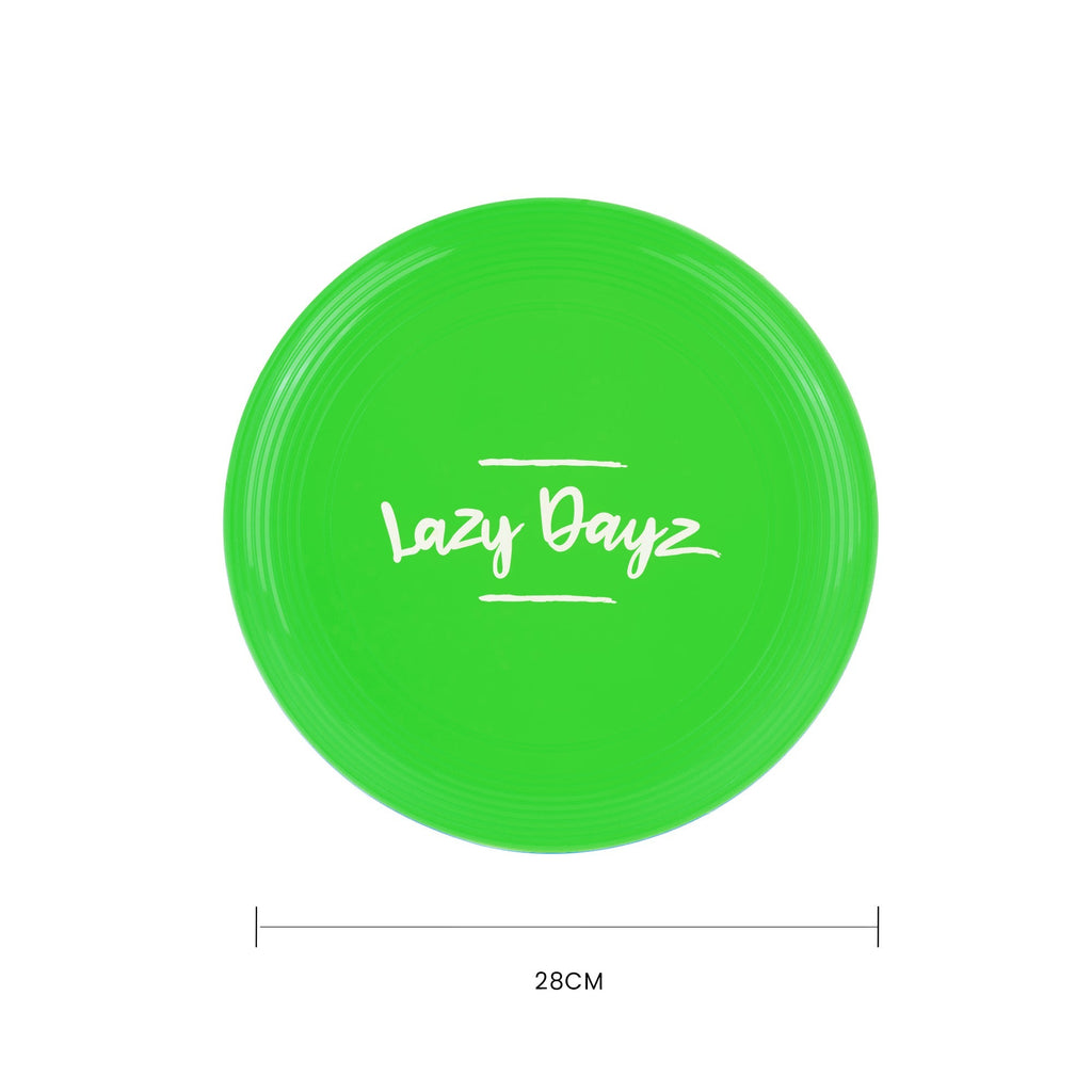 28cm Lazy Dayz Jumbo Neon Beach Frisbee - Green