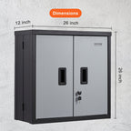 Foldable Wall Cabinet Garage Cabinet Wall Mounted 26