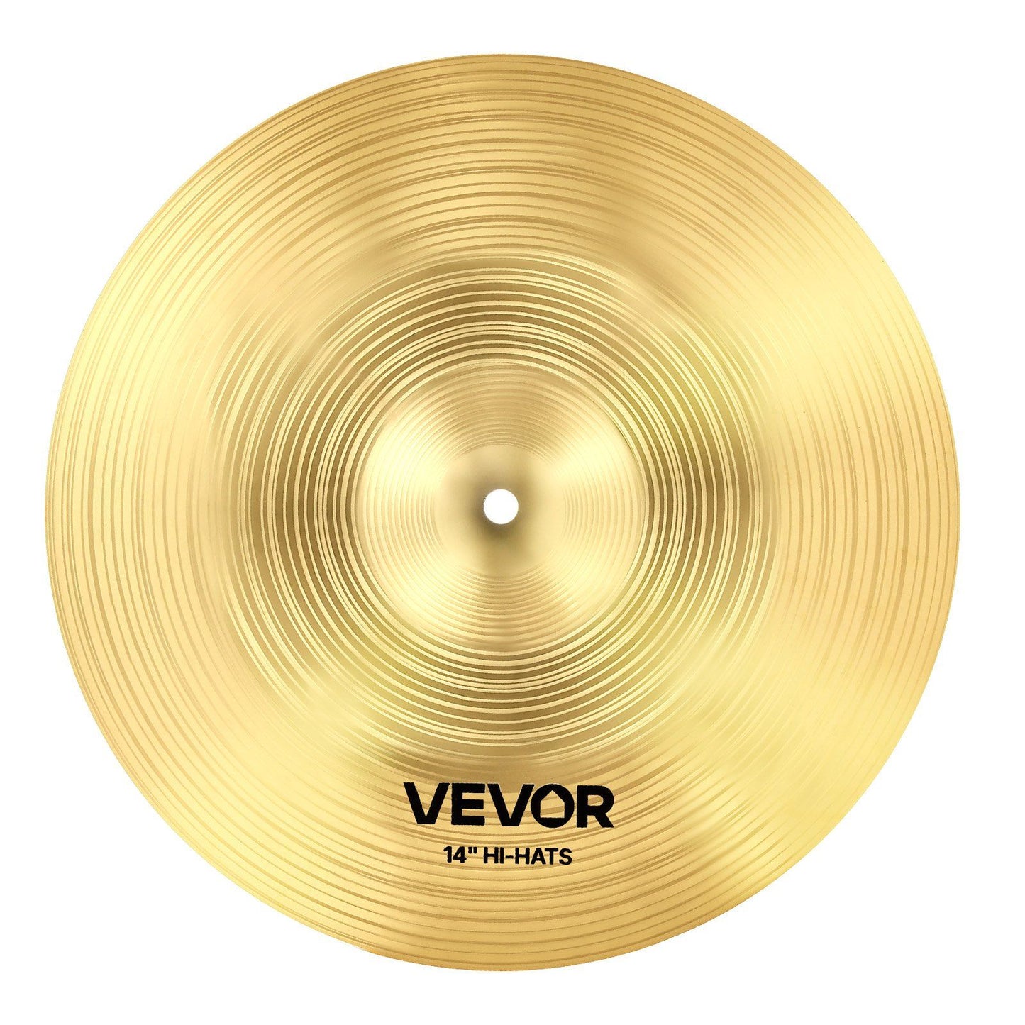 Cymbal Pack, 3 Pieces Cymbals for Drum Set, Alloy Cymbals Drum Set Includes 35.5 cm Hi-Hats, 40 cm Crash, 50.5 cm Ride, Drumsticks & Cymbal Bag, Alloy Cymbal Pack for Drummer, Bright Copper