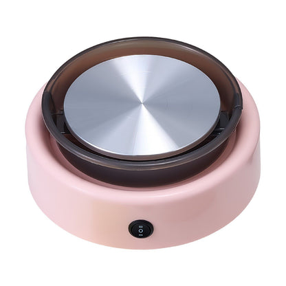 Mini Pottery Wheel, 158 mm Turntable, Forward and Reverse Rotation, Adjustable Speed, Electric Clay Wheel for Kids and Beginners, with Shaping Tools, for Home DIY, Pottery Classes, Pink
