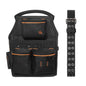 Tool Pouch with Belt, 14 Pockets Professional Tool Belt Pouch for Men, Heavy Duty Detachable Adjustable Utility Work Bag for Electrician, Carpenter, Construction, Adjusts Waist 83 cm to 127 cm