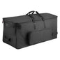 Electronic Drum Kit Bag, 600D, Padded Drum Bag with Wheels, Large 920 x 420 x 410 mm Interior, Lightweight Travel Case with Detachable Dividers, and Multiple Pockets, for Electric Drums, Black