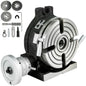 Rotary Table 6inch(150mm) Horizontal Vertical Milling Table 2/5inch(10mm) 4-Slot Milling Rotary Table MT-2 Rotary Table for Milling with Indexing Plate Set for Precision Milling Drilling