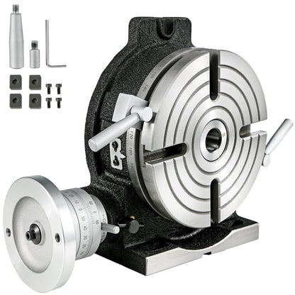 Rotary Table 8Inch Horizontal Vertical HV8 Precision 3MT Milling Drilling Machine Vernier Reading Milling Drilling Boring