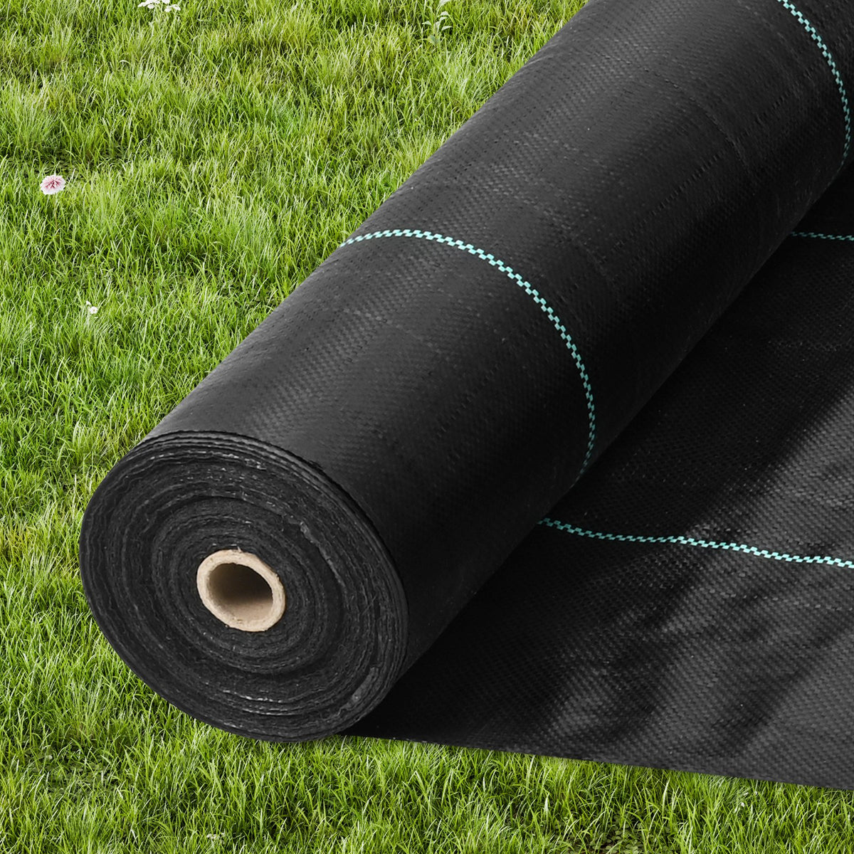 VEVOR 13FTx108FT Premium Heavy Duty Weed Barrier Landscape Fabric, 5OZ Woven Geotextile Fabric Under Gravel, High Permeability for Weed Blocker Weed Mat, Driveway Fabric, Weed Control Garden Cloth