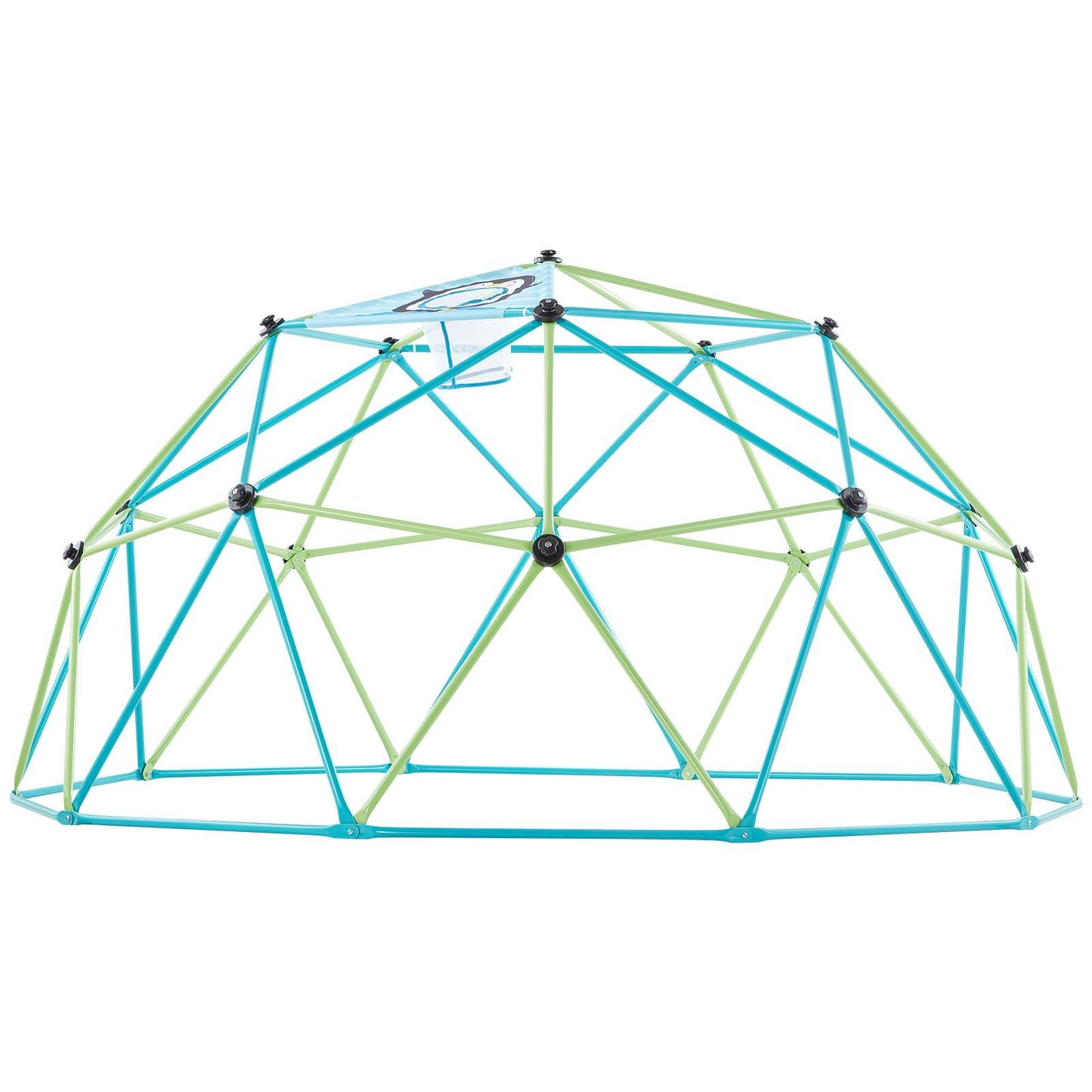 Climbing Dome, 305cm Geometric Dome Climber for Kids, 453kg Loading Jungle Gym Playground with Octopus Net & 2 Basketballs, Easy-Assembly Outdoor Backyard Climbing Toys - Gift for Boys Girls