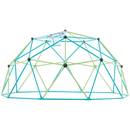 Climbing Dome, 305cm Geometric Dome Climber for Kids, 453kg Loading Jungle Gym Playground with Octopus Net & 2 Basketballs, Easy-Assembly Outdoor Backyard Climbing Toys - Gift for Boys Girls