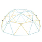 Climbing Dome, 305cm Geometric Dome Climber, 453kg Loading Jungle Gym Playground with 2 Basketballs & Octopus Net, Easy-Assembly Outdoor Backyard Climbing Equipment for Kids 3 to 10 Years Old