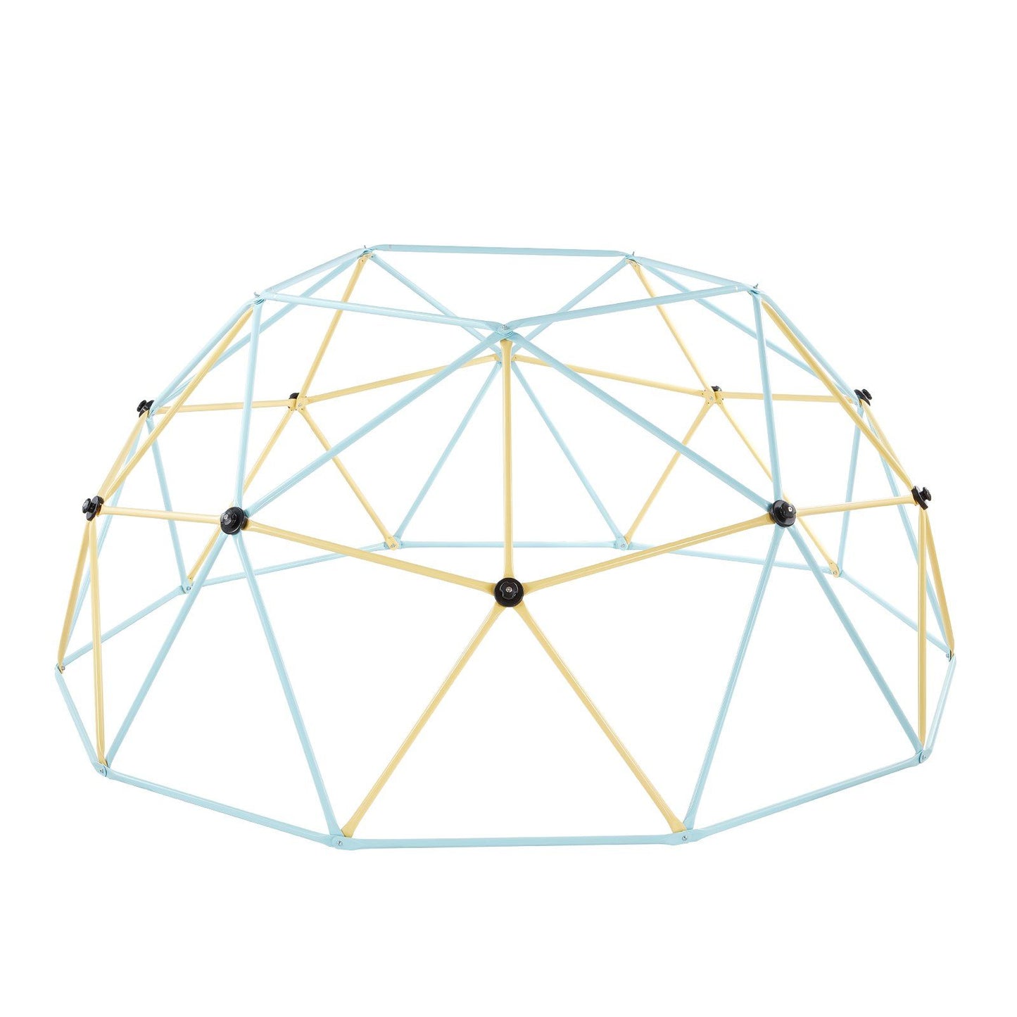 Climbing Dome, 305cm Geometric Dome Climber, 453kg Loading Jungle Gym Playground with 2 Basketballs & Octopus Net, Easy-Assembly Outdoor Backyard Climbing Equipment for Kids 3 to 10 Years Old