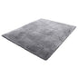 Indoor Plush Area Rugs, 2.44 x 3.05m Soft Plush Carpet, Furry Shag Area Rugs for Living Room, Bedroom, Sunroom, Modern Home Decor Aesthetic, Non-Shedding, Non-Woven, Slip-Resistant, Smoke Gray