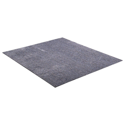 Indoor Plush Area Rugs, 2.44 x 3.05m Plush Carpet, Area Rugs Furry with Long Plushs Pile, Thick & Durable High-Pile Rug for High-Traffic Areas, Non-Shedding & Non-Slip Backing, Blue-Gray