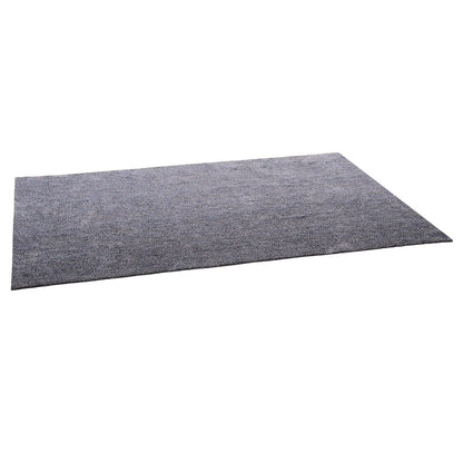 Indoor Plush Area Rugs, 2.44 x 3.05m Plush Carpet, Area Rugs Furry with Long Plushs Pile, Thick & Durable High-Pile Rug for High-Traffic Areas, Non-Shedding & Non-Slip Backing, Blue-Gray