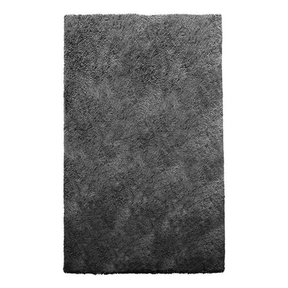 Indoor Plush Area Rugs, 1.52 x 2.44 m Soft Plush Carpet, Furry Shag Area Rugs for Living Room, Bedroom, Sunroom, Modern Home Decor Aesthetic, Non-Shedding, Non-Woven, Slip-Resistant, Dark Gray