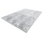 Indoor Plush Area Rugs, 1.83x2.74 m Soft Plush Carpet, FFurry Shag Area Rugs for Living Room, Bedroom, Modern Home Decor Aesthetic Long-Pile Rug, Non-Shedding, Slip-Resistant, Tie-Dye Light Gray