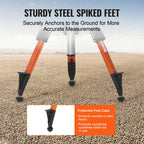 Laser Level Tripod Stand 5/8"-11 Thread 27.16-67.71 in Height Adjustment