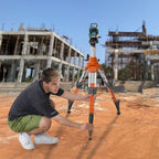 Laser Level Tripod Stand 5/8"-11 Thread 27.16-67.71 in Height Adjustment