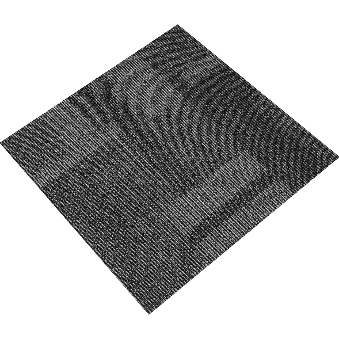 Carpet Tiles Reusable, 24"x 24"Carpet Squares With Padding Attached, Soft Padded Carpet Tiles, Easy Install DIY for Bedroom Living Room (24Tiles, Mixed Gray)