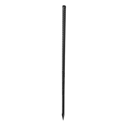 Rebar Stakes, 609.6 mm, Heavy-Duty 12 mm Diameter, Straight Galvanized Steel Ground Anchors with Chisel Point End & Rust-Resistant Coating, for Gardening Support, Fence, Camping Tents (20-Pack)