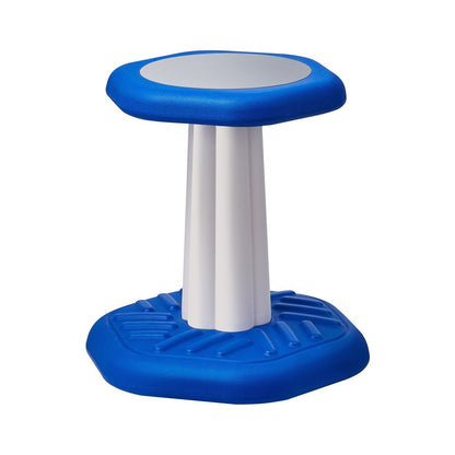 Kids Wobble Chair, Active Chair with Sponge Cushion, Wobble Stool Improves Focus, Posture and Calm Children, Ideal for Schools and Preschools, Age 3-7, Blue