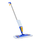 VEVOR Spray Mop, with 3 Washable Pads for Dry and Wet Floor Cleaning & an 800ml Refillable Water Tank, Microfiber Dust Wet Mop & Twisted Cotton Dry Mop, Commercial Home Use for Tiles/Vinyl/Wood Floor